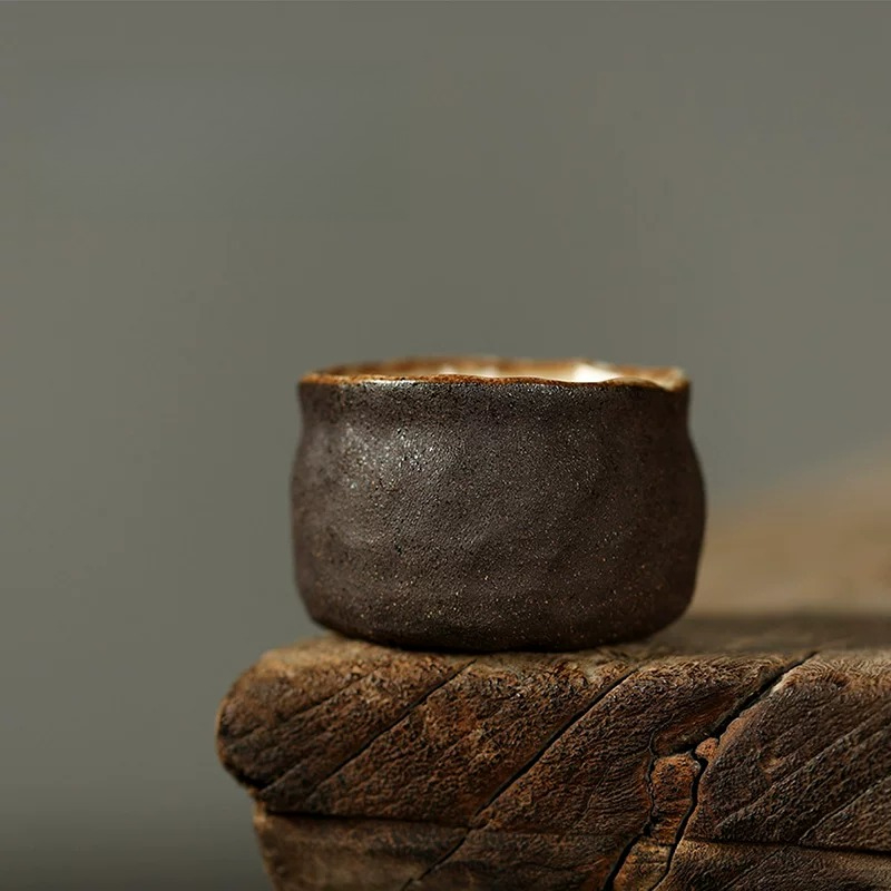 Japanese Pottery - 수제 와비사비 거친 질감 도자기 찻잔