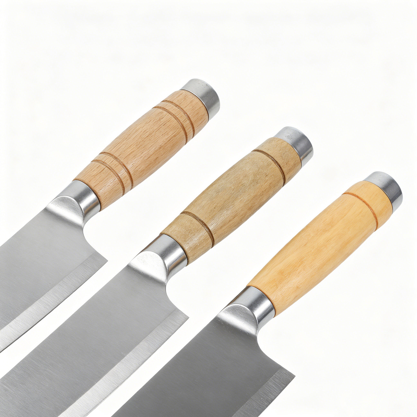 Japanese Knife - 3Pcs 주방 칼 손잡이 천연 단단한