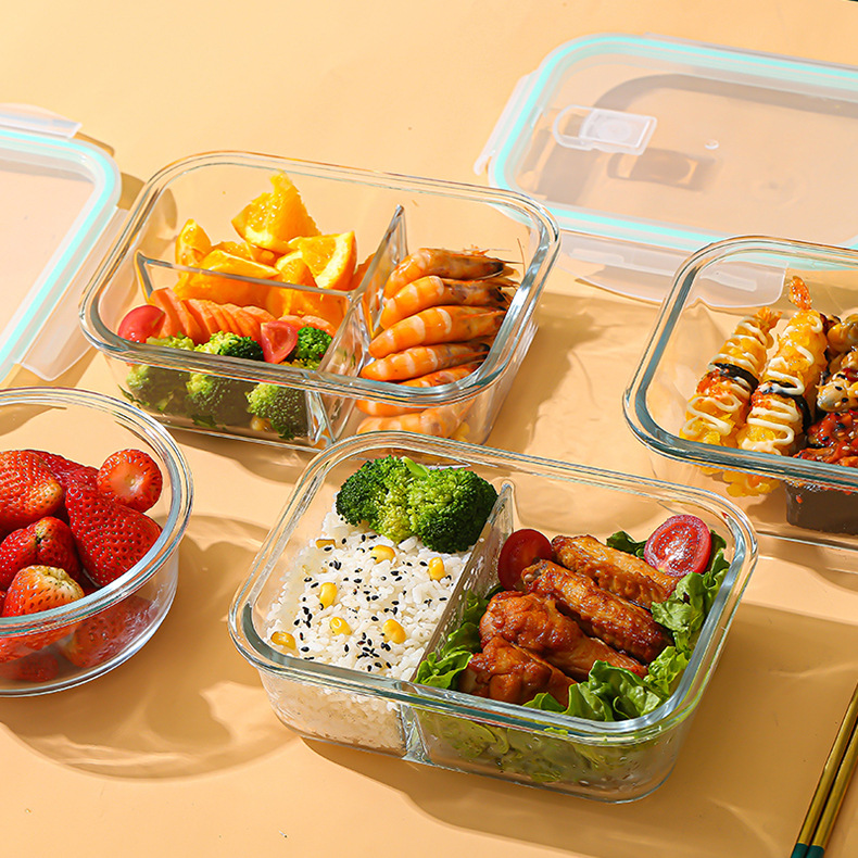 Bento Box - 고온에 강한 내열 유리 소재의 밀폐형