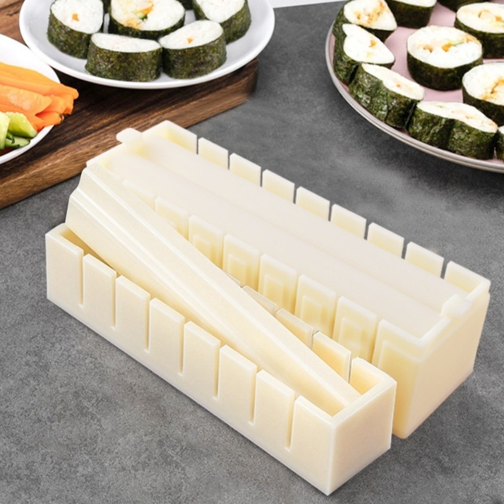 Sushi Making Kit - 1세트, 플라스틱 스시 제조 몰드 키트,