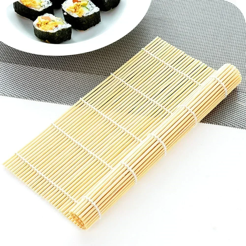Sushi Making Kit - 24X24cm/27X27cm/30X30cm 수제 논스틱 대나무 스시 매트