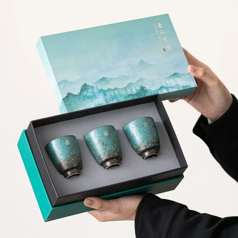 Japanese Pottery - 선물 상자, 에스프레소 컵, 일본 세라믹