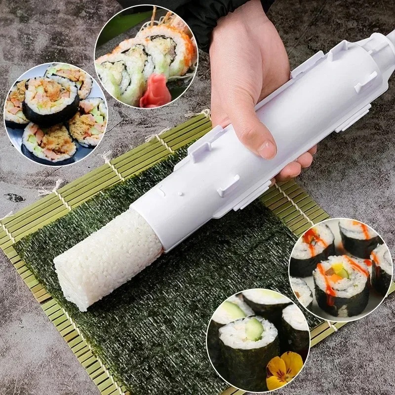 초밥 만들기 기계 드럼 플라스틱 쌀 틀 튜브 완벽한 원 - Sushi Making Kit 리뷰 및 가격