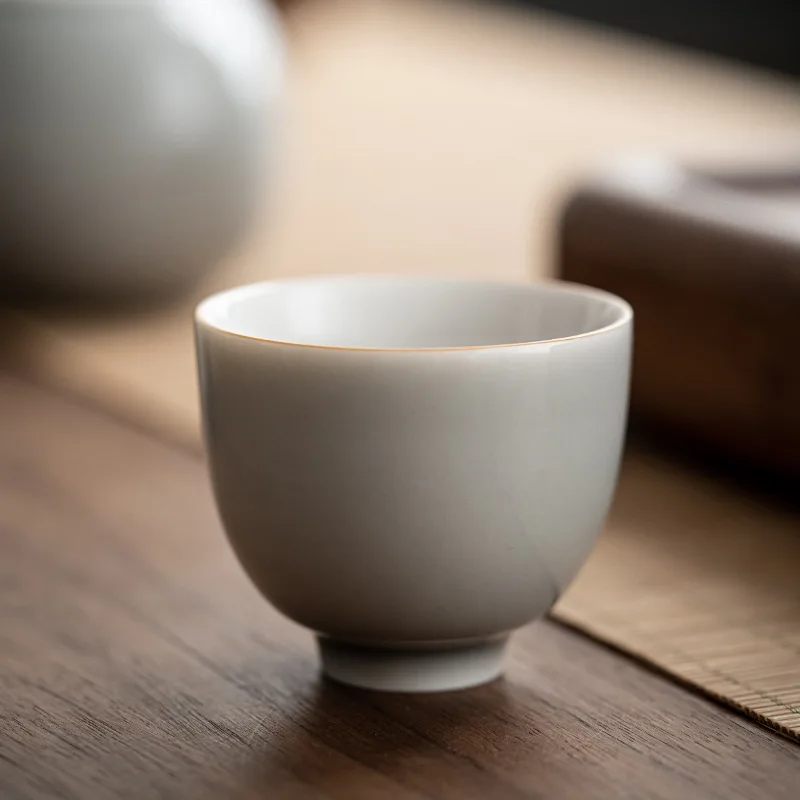 아이스 그레이 유약 컵 일본식 수제 세라믹 쿵푸 차 컵 - Japanese Pottery 리뷰 및 가격