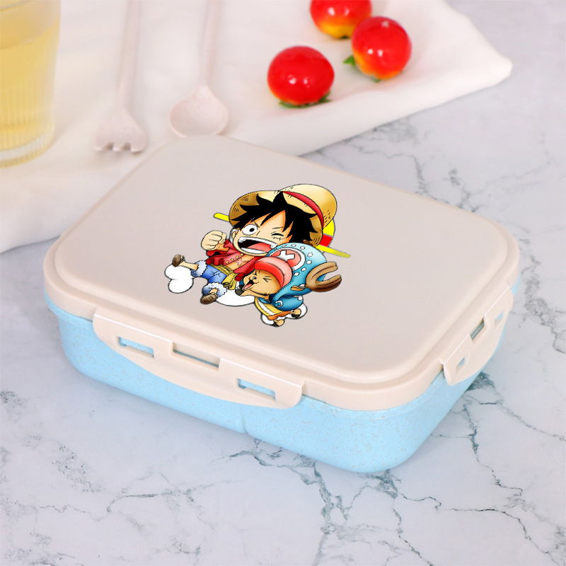 원피스 소년 소녀 도시락 상자 휴대용 음식 상자 전자레 - Bento Box 리뷰 및 가격