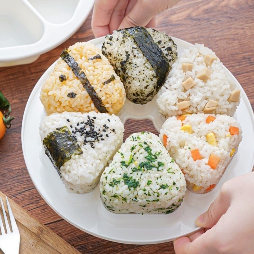 점심 도시락용 6칸 삼각형 스시 틀, 가정용 플라스틱  - Sushi Making Kit 리뷰 및 가격