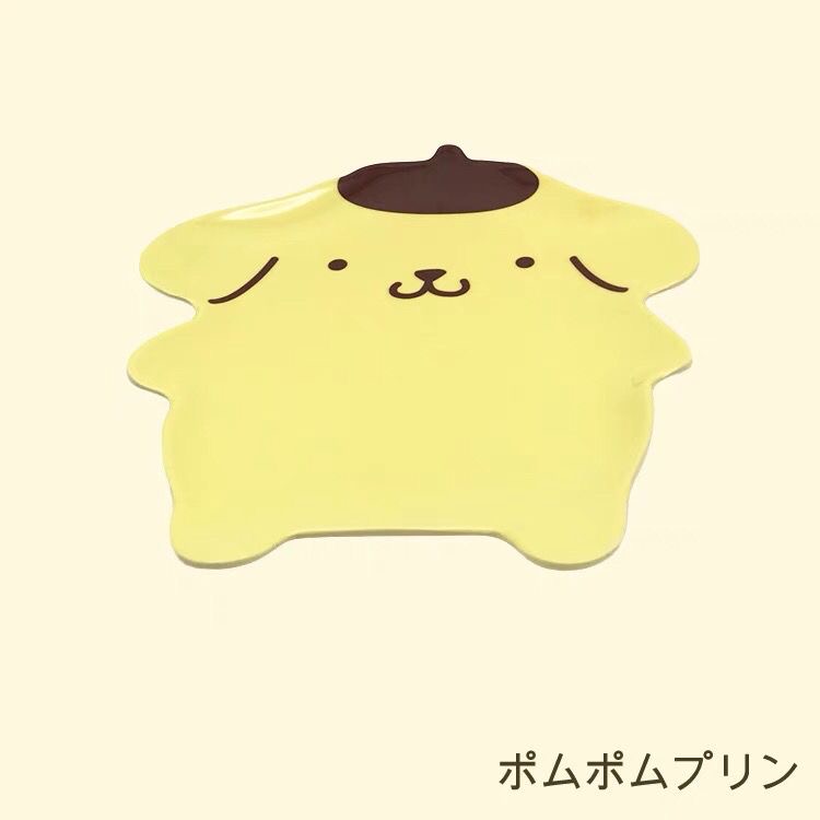귀여운 폼폼푸린 모양의 접시, 사랑스러운 노란 강아지  - Japanese Snacks 리뷰 및 가격