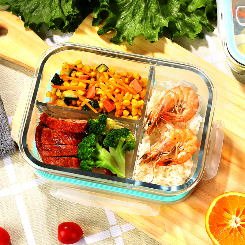 고온에 강한 내열 유리 소재의 밀폐형 보온 용기, 전자 - Bento Box 리뷰 및 가격