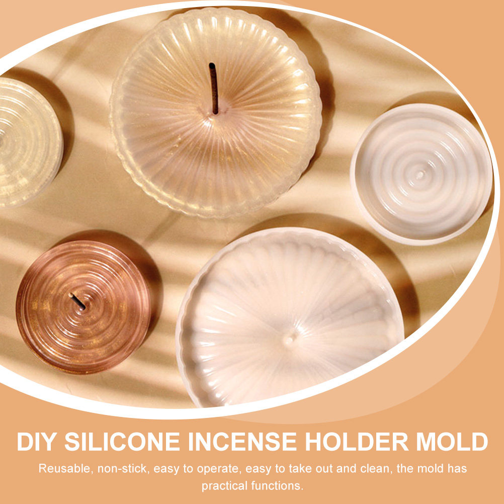 실리콘 향꽂이 몰드 2개 세트, DIY용, 유연하고 눌 - Incense Holder 리뷰 및 가격