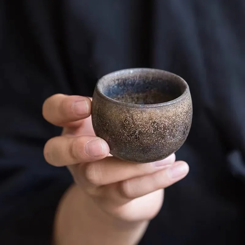 세라믹 컵 레트로 금장 도자기 수제 티 테이스팅 컵 일 - Japanese Pottery 리뷰 및 가격