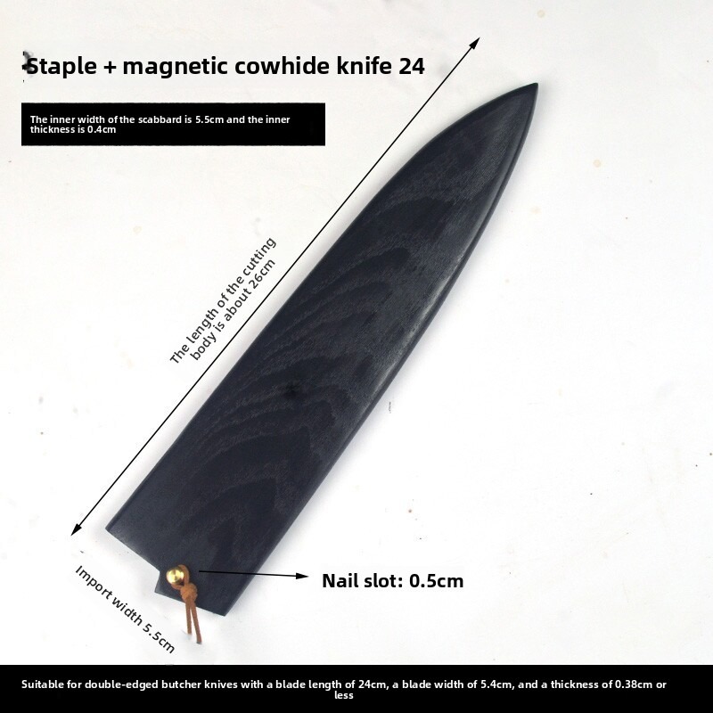 검은색 옻칠 처리된 물푸레나무 사야 나이프 쉬스 나무  - Japanese Knife 리뷰 및 가격