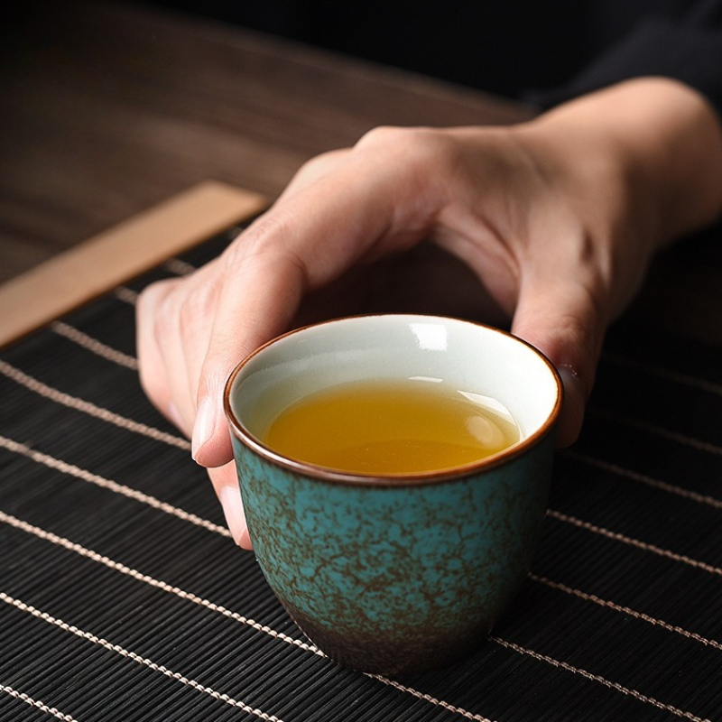 일본 스타일 빈티지 세라믹 찻잔, 작은 컵, 크래클 글 - Japanese Pottery 리뷰 및 가격