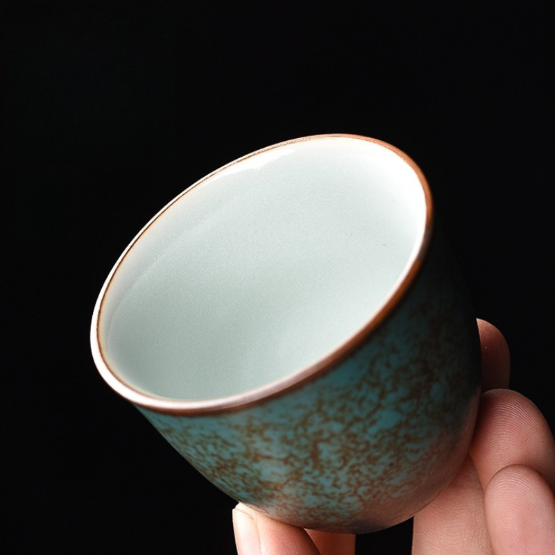 일본 스타일 빈티지 세라믹 찻잔, 작은 컵, 크래클 글 - Japanese Pottery 리뷰 및 가격