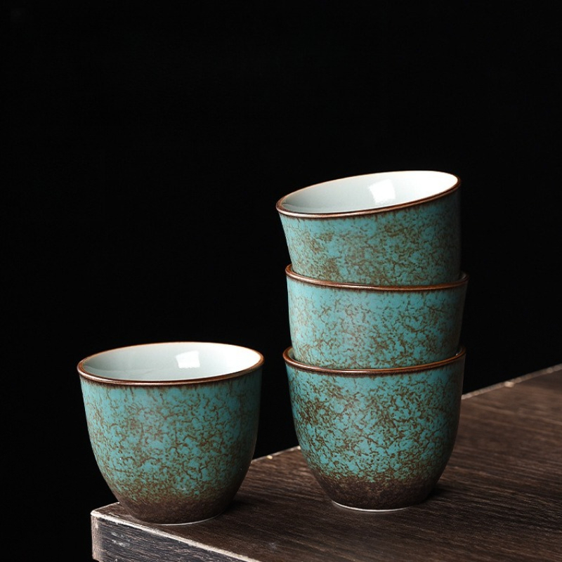 일본 스타일 빈티지 세라믹 찻잔, 작은 컵, 크래클 글 - Japanese Pottery 리뷰 및 가격