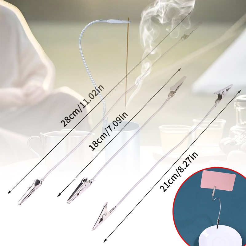10Pcs 더블 헤드 금속 향 클립 모기 코일 홀더 향 - Incense Holder 리뷰 및 가격
